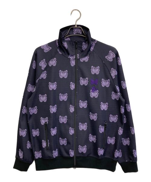 Needles（ニードルズ）Needles (ニードルズ) Track Jacket - Poly Jacquard パープル サイズ:Lの古着・服飾アイテム
