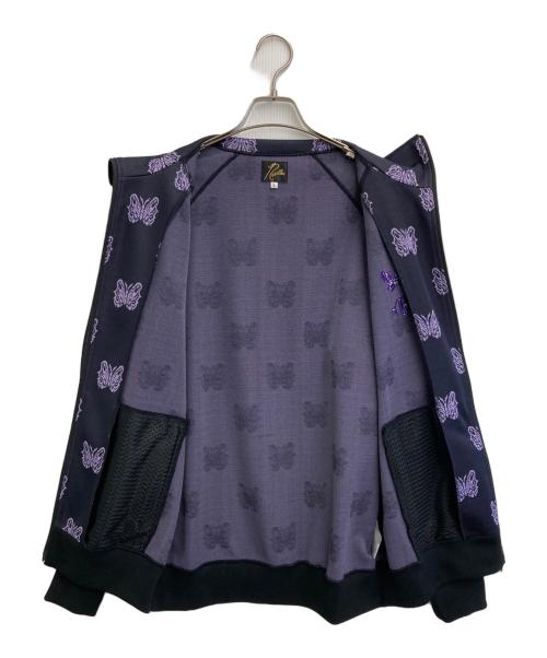 Needles（ニードルズ）Needles (ニードルズ) Track Jacket - Poly Jacquard パープル サイズ:Lの古着・服飾アイテム