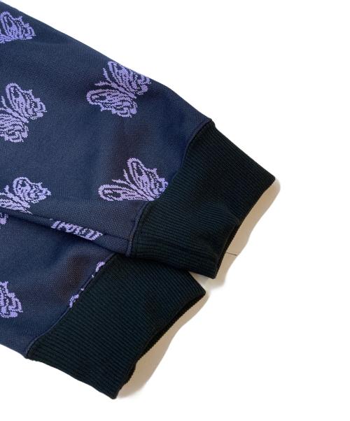 Needles（ニードルズ）Needles (ニードルズ) Track Jacket - Poly Jacquard パープル サイズ:Lの古着・服飾アイテム