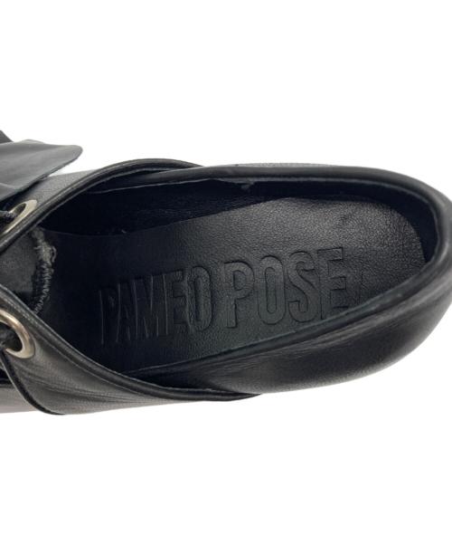PAMEO POSE（パメオポーズ）PAMEO POSE (パメオポーズ) APPLE SHOES ブラック サイズ:40の古着・服飾アイテム
