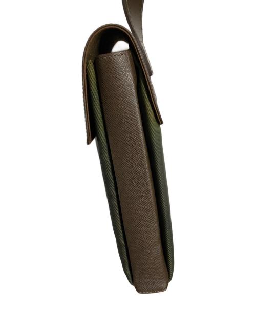 LOUIS VUITTON（ルイ ヴィトン）LOUIS VUITTON (ルイ ヴィトン) サラトヴPM ショルダーバッグ カーキ×ブラウンの古着・服飾アイテム