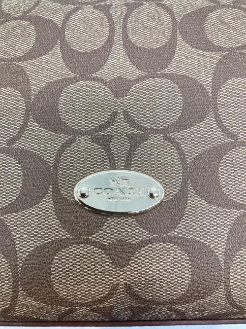COACH（コーチ）COACH (コーチ) セレスト シグネチャーショルダーバッグ ブラウンの古着・服飾アイテム