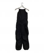 LEエルイー）の古着「PARACHUTE SLEEVELESS JUMPSUIT」｜ブラック