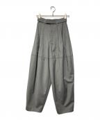 Lourenローレン）の古着「waist belt volume pants」｜グレー