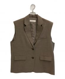 anuke（アンヌーク）の古着「Cutoff Over Vest」｜ブラウン