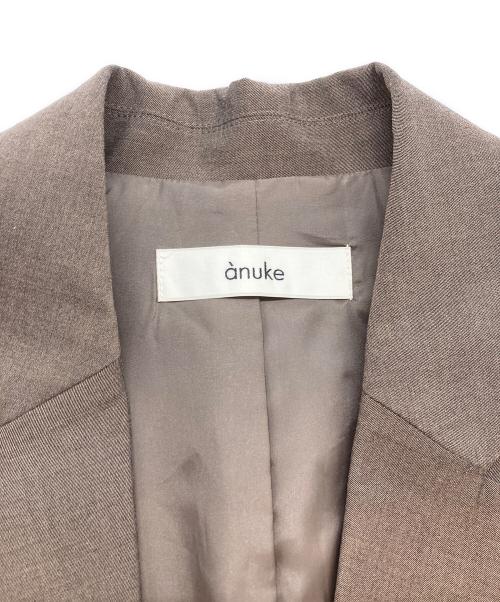anuke（アンヌーク）anuke (アンヌーク) Cutoff Over Vest ブラウン サイズ:SIZE 36 未使用品の古着・服飾アイテム