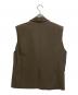 anuke (アンヌーク) Cutoff Over Vest ブラウン サイズ:SIZE 36 未使用品：7000円
