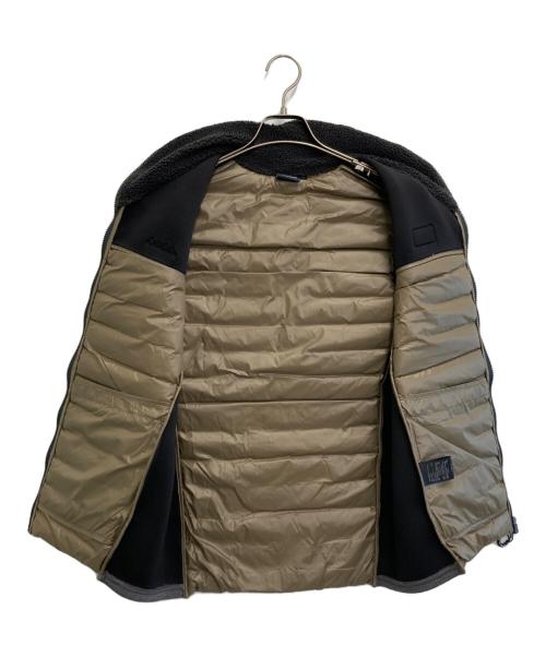 muta MARINE（ムータマリン）muta MARINE (ムータマリン) キルティングダウン切替ベスト グレー×カーキ サイズ:SIZE 6の古着・服飾アイテム