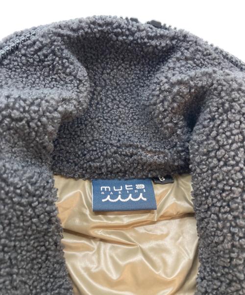 muta MARINE（ムータマリン）muta MARINE (ムータマリン) キルティングダウン切替ベスト グレー×カーキ サイズ:SIZE 6の古着・服飾アイテム