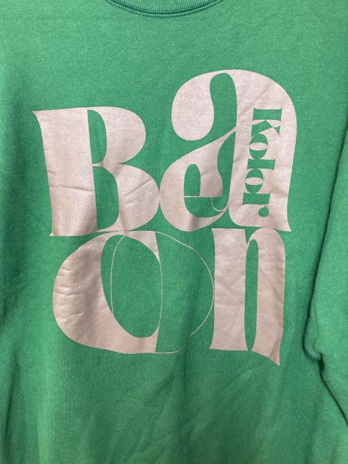kolor/BEACON（カラービーコン）kolor/BEACON (カラービーコン) 30/7裏毛スウェット グリーン サイズ:3の古着・服飾アイテム