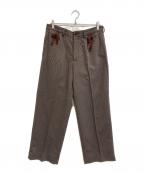 SASQUATCHfabrix.サスクワッチファブリックス）の古着「DRAWING COIN PK SLACKS」｜ブラウン