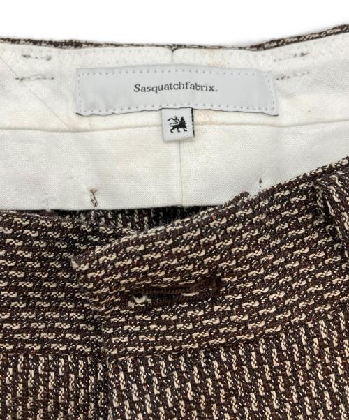 SASQUATCHfabrix.（サスクワッチファブリックス）SASQUATCHfabrix. (サスクワッチファブリックス) DRAWING COIN PK SLACKS ブラウン サイズ:SIZE Lの古着・服飾アイテム