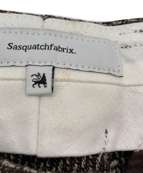 SASQUATCHfabrix.（サスクワッチファブリックス）SASQUATCHfabrix. (サスクワッチファブリックス) DRAWING COIN PK SLACKS ブラウン サイズ:SIZE Lの古着・服飾アイテム