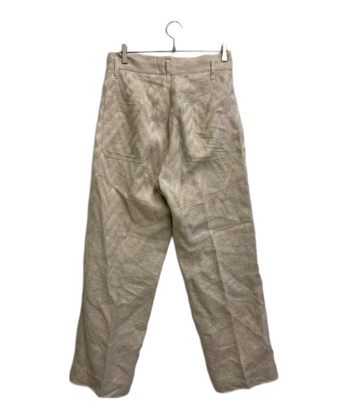 TANAKA（タナカ）TANAKA (タナカ) THE WIDE EASY TROUSERS ベージュ サイズ:SIZE 73.5cm (W29)の古着・服飾アイテム