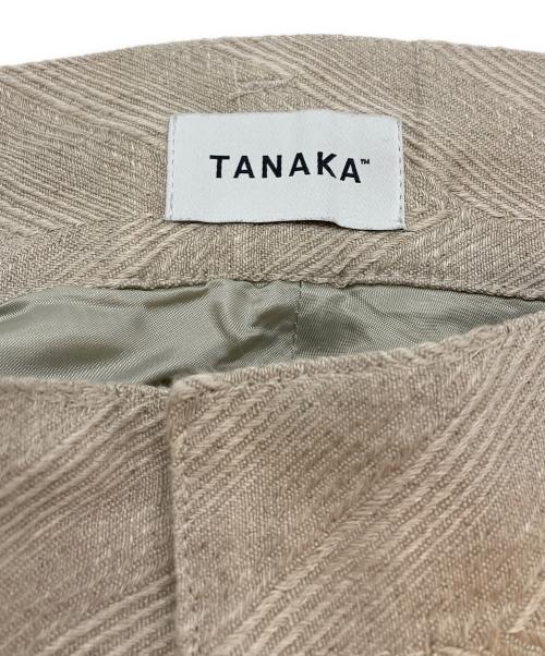 TANAKA（タナカ）TANAKA (タナカ) THE WIDE EASY TROUSERS ベージュ サイズ:SIZE 73.5cm (W29)の古着・服飾アイテム