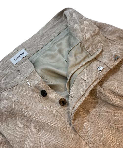 TANAKA（タナカ）TANAKA (タナカ) THE WIDE EASY TROUSERS ベージュ サイズ:SIZE 73.5cm (W29)の古着・服飾アイテム