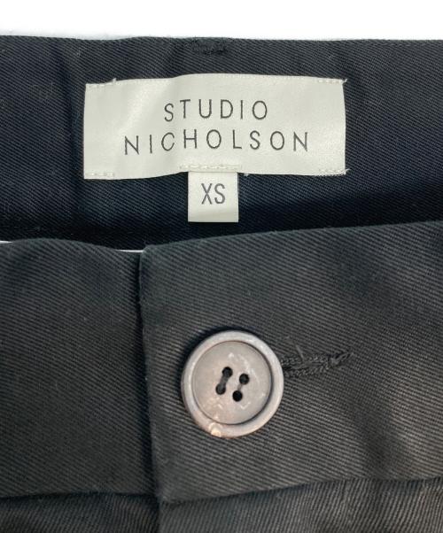 STUDIO NICHOLSON（スタジオ ニコルソン）STUDIO NICHOLSON (スタジオ ニコルソン) BRIDGES PANT ブラック サイズ:SIZE XSの古着・服飾アイテム