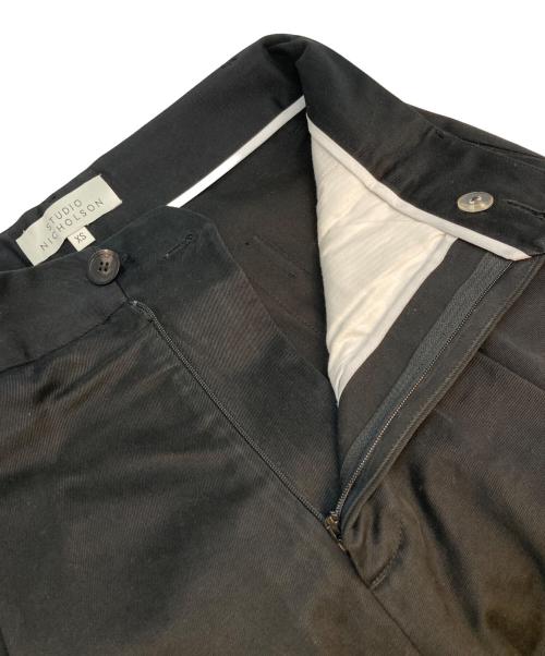 STUDIO NICHOLSON（スタジオ ニコルソン）STUDIO NICHOLSON (スタジオ ニコルソン) BRIDGES PANT ブラック サイズ:SIZE XSの古着・服飾アイテム
