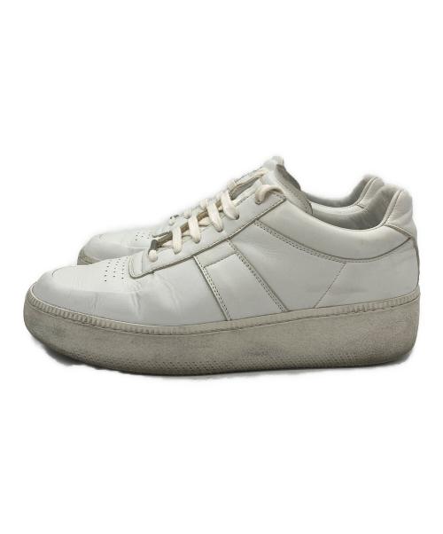 Maison Margiela 22（メゾンマルジェラ）Maison Margiela 22 (メゾンマルジェラ) 22 SUB LOW ロートップスニーカー ホワイト サイズ:43の古着・服飾アイテム