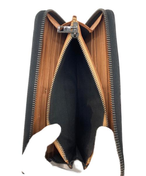 Maison Margiela 11（メゾンマルジェラ 11）Maison Margiela 11 (メゾンマルジェラ 11) L字ファスナー レザーロングウォレット ブラックの古着・服飾アイテム