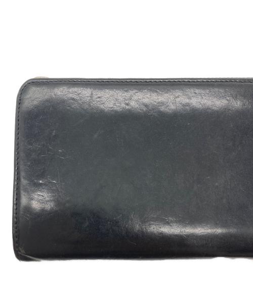 Maison Margiela 11（メゾンマルジェラ 11）Maison Margiela 11 (メゾンマルジェラ 11) L字ファスナー レザーロングウォレット ブラックの古着・服飾アイテム