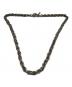 xolo jewery (ショロ ジュエリー) Twist Link Necklace シルバー：12000円