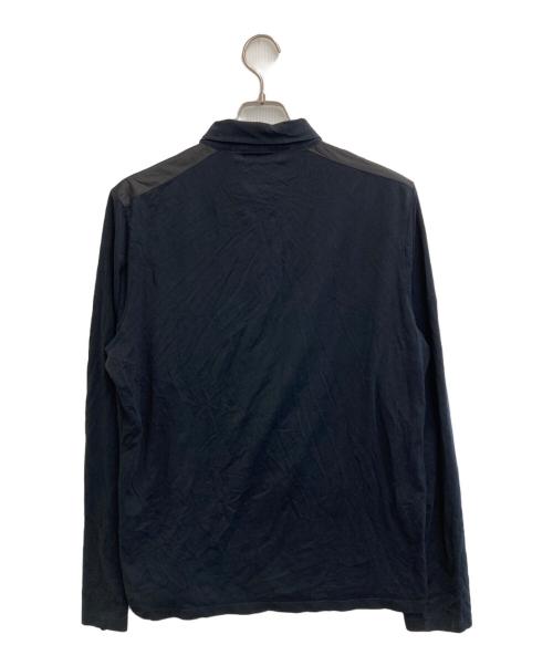 PRADA（プラダ）PRADA (プラダ) L/Sポロシャツ ブラック サイズ:SIZE Lの古着・服飾アイテム