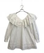 Rosarymoonロザリームーン）の古着「Frill Collar Tunic」｜ホワイト