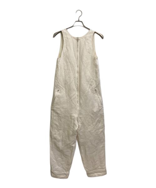beautiful people（ビューティフルピープル）beautiful people (ビューティフルピープル) acetate linen cloth salopetto pants アイボリー サイズ:SIZE 36の古着・服飾アイテム