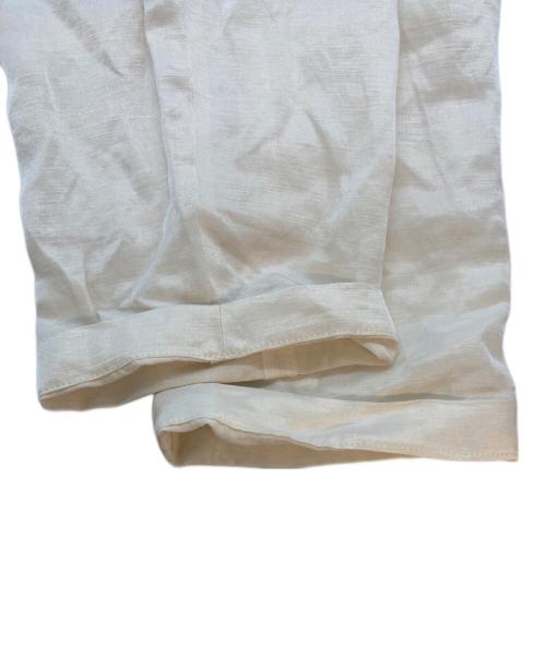 beautiful people（ビューティフルピープル）beautiful people (ビューティフルピープル) acetate linen cloth salopetto pants アイボリー サイズ:SIZE 36の古着・服飾アイテム