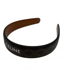 CELINE（セリーヌ）の古着「トリオンフカチューシャ」｜ブラウン