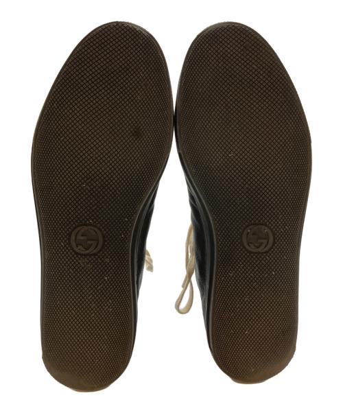 GUCCI（グッチ）GUCCI (グッチ) Blind for Love シェリーラインハイカットスニーカー ブラック サイズ:SIZE 7 1/2の古着・服飾アイテム