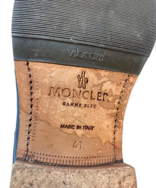 MONCLER GAMME BLEU（モンクレール ガム ブルー）MONCLER GAMME BLEU (モンクレール ガム ブルー) キャンバスオックスフォードシューズ ネイビー サイズ:SIZE 25.5cmの古着・服飾アイテム