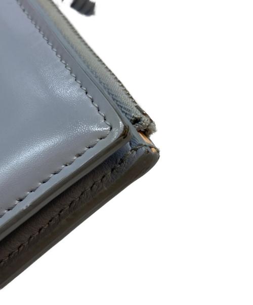 JIL SANDER（ジルサンダー）JIL SANDER (ジルサンダー) MINI FRENCH WALLET TANGLE ブルーの古着・服飾アイテム