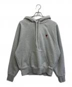AMI Alexandre Mattiussiアミアレクサンドルマテュッシ）の古着「AMI DE COEUR HOODIE」｜グレー