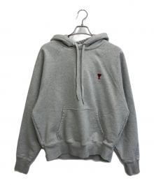 AMI Alexandre Mattiussi（アミアレクサンドルマテュッシ）の古着「AMI DE COEUR HOODIE」｜グレー
