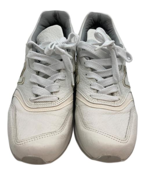 NEW BALANCE（ニューバランス）NEW BALANCE (ニューバランス) 997 レザーローカットスニーカー ホワイト サイズ:27の古着・服飾アイテム