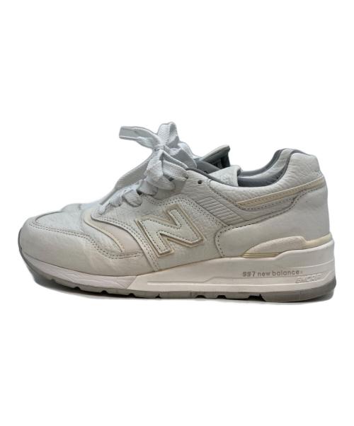 NEW BALANCE（ニューバランス）NEW BALANCE (ニューバランス) 997 レザーローカットスニーカー ホワイト サイズ:27の古着・服飾アイテム