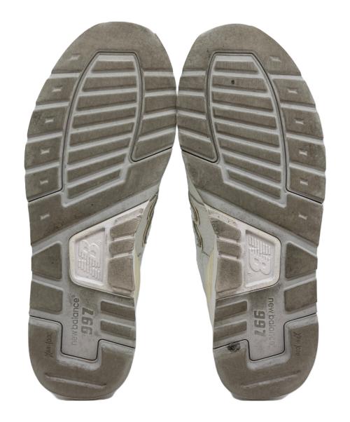 NEW BALANCE（ニューバランス）NEW BALANCE (ニューバランス) 997 レザーローカットスニーカー ホワイト サイズ:27の古着・服飾アイテム