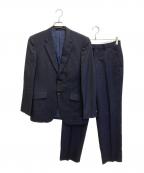 Paul Smith COLLECTIONポールスミス コレクション）の古着「ストライプウール2Bセットアップスーツ」｜ネイビー