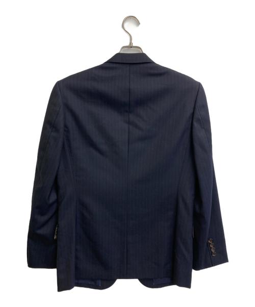 Paul Smith COLLECTION（ポールスミス コレクション）Paul Smith COLLECTION (ポールスミス コレクション) ストライプウール2Bセットアップスーツ ネイビー サイズ:SIZE Mの古着・服飾アイテム
