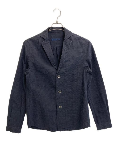 LARDINI（ラルディーニ）LARDINI (ラルディーニ) シアサッカー3Bジャケット ネイビー サイズ:XSの古着・服飾アイテム
