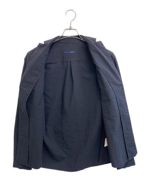 LARDINI（ラルディーニ）LARDINI (ラルディーニ) シアサッカー3Bジャケット ネイビー サイズ:XSの古着・服飾アイテム