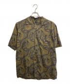 KAPTAIN SUNSHINEキャプテンサンシャイン）の古着「Open Collar S/S Shirt」｜カーキ