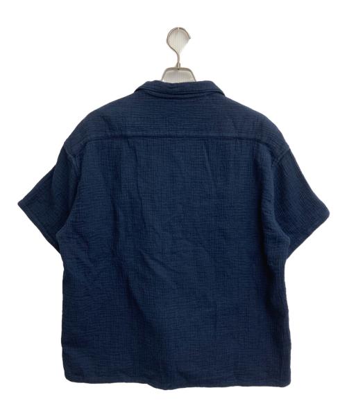 Porter Classic（ポータークラシック）Porter Classic (ポータークラシック) SASHIKO SUPER LIGHT KEROUAC SHIRT ネイビー サイズ:SIZE Mの古着・服飾アイテム