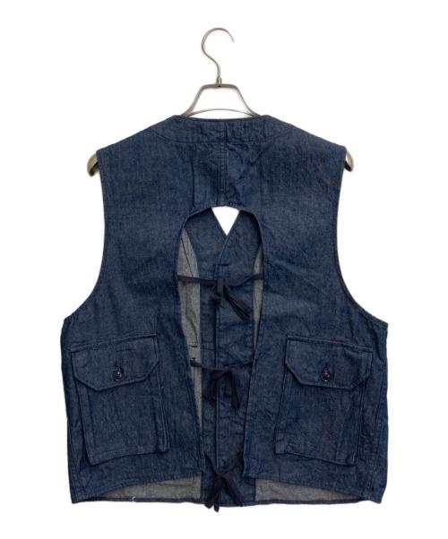 Engineered Garments（エンジニアド ガーメンツ）Engineered Garments (エンジニアド ガーメンツ) C-1 Vest CP Denim インディゴ サイズ:SIZE Sの古着・服飾アイテム