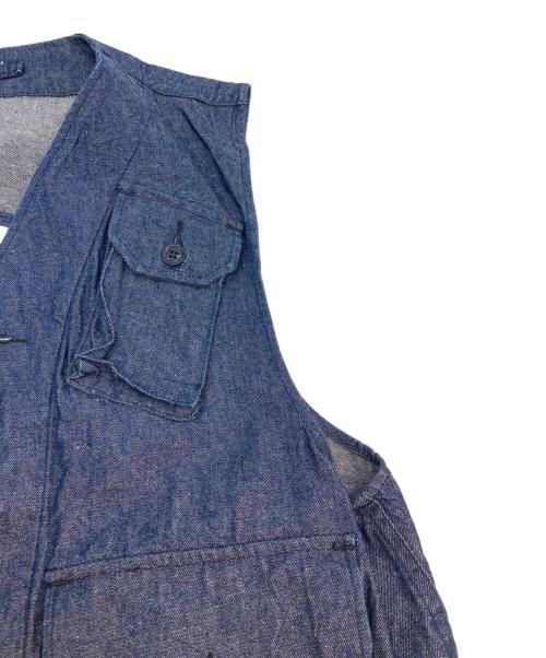 Engineered Garments（エンジニアド ガーメンツ）Engineered Garments (エンジニアド ガーメンツ) C-1 Vest CP Denim インディゴ サイズ:SIZE Sの古着・服飾アイテム