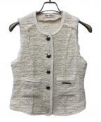 PRANK PROJECTプランクプロジェクト）の古着「Tweed Vest」｜アイボリー