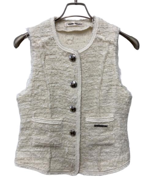PRANK PROJECT（プランクプロジェクト）PRANK PROJECT (プランクプロジェクト) Tweed Vest アイボリー サイズ:表記無しの古着・服飾アイテム