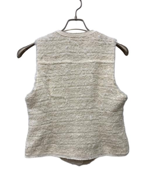 PRANK PROJECT（プランクプロジェクト）PRANK PROJECT (プランクプロジェクト) Tweed Vest アイボリー サイズ:表記無しの古着・服飾アイテム